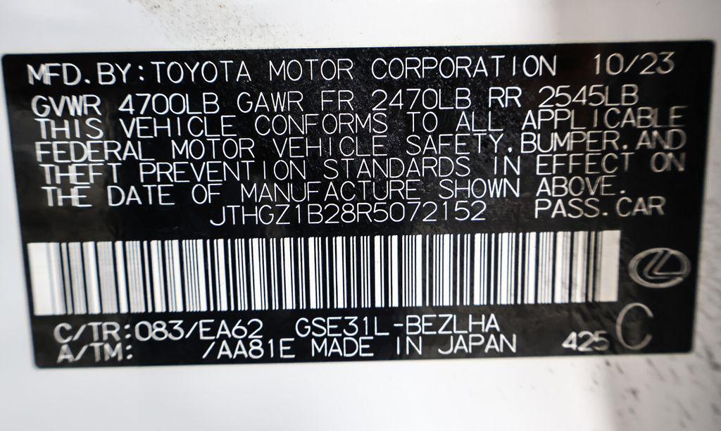 used 2024 Lexus IS 350 car, priced at $47,997