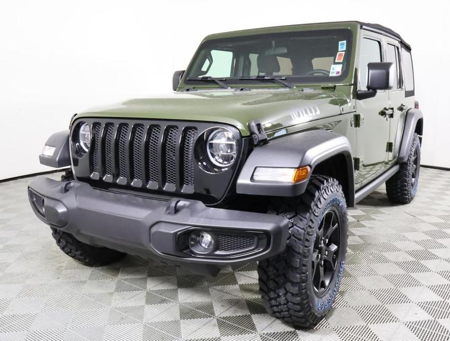 used 2021 Jeep Wrangler Unlimited car, priced at $30,999