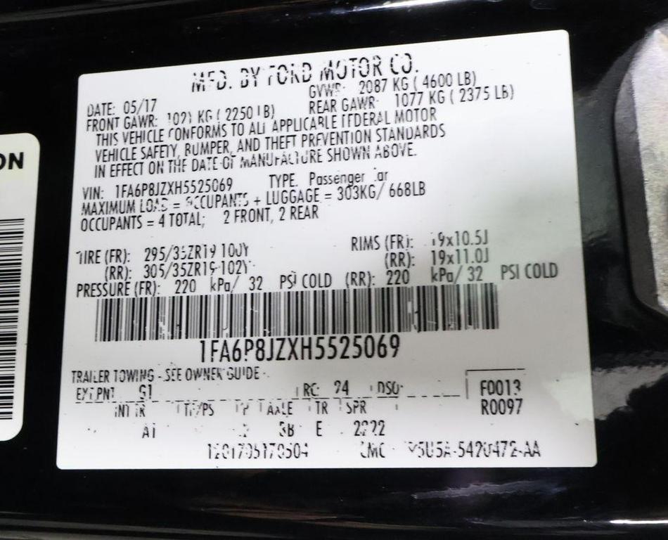 used 2017 Ford Shelby GT350 car, priced at $47,725