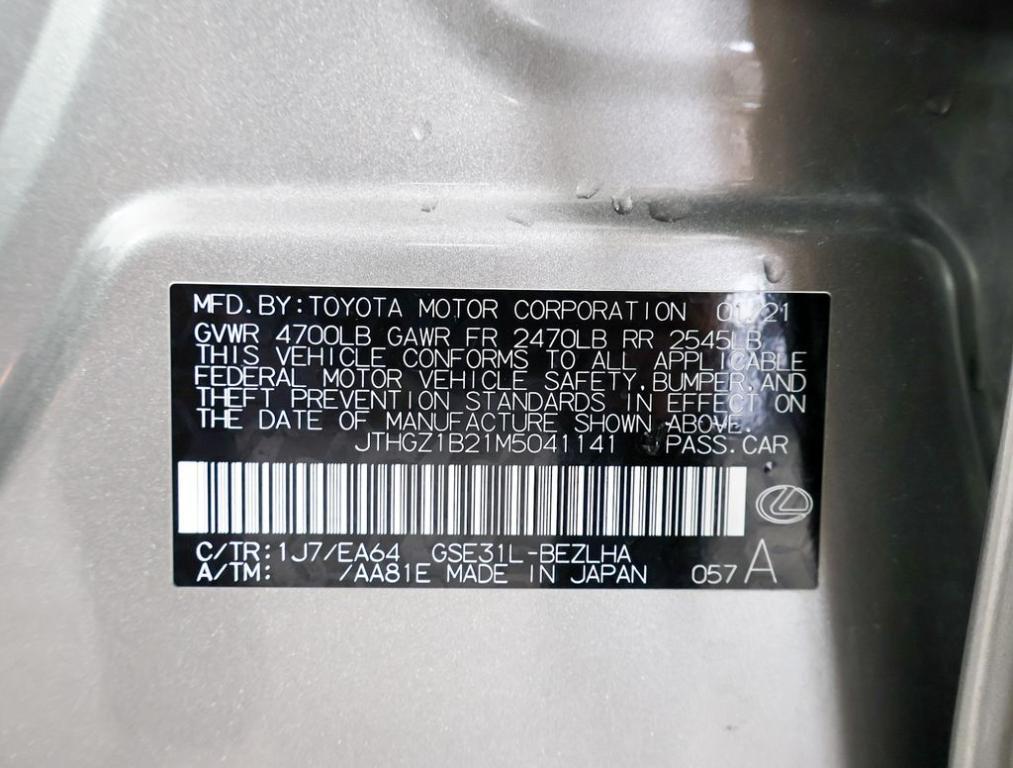 used 2021 Lexus IS 350 car, priced at $40,998