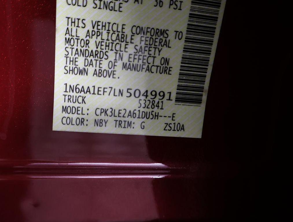 used 2020 Nissan Titan car, priced at $24,991