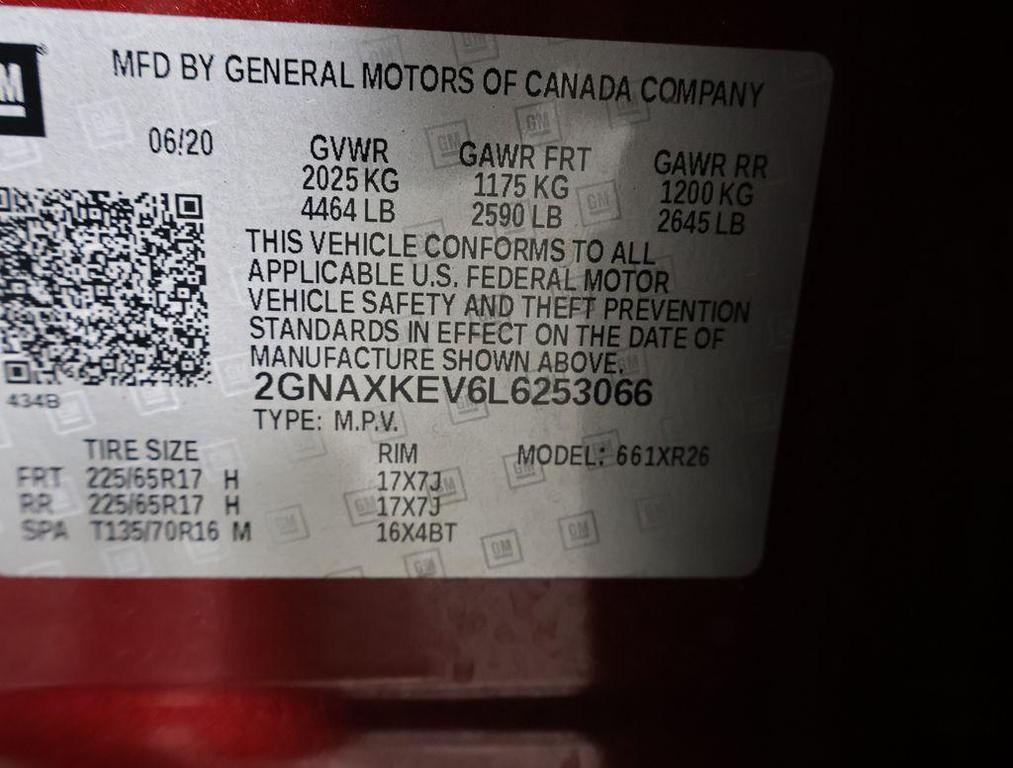 used 2020 Chevrolet Equinox car, priced at $18,997