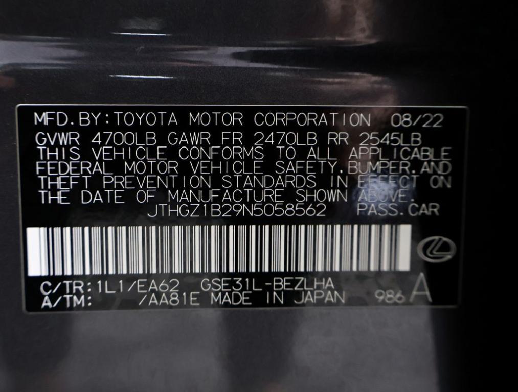 used 2022 Lexus IS 350 car, priced at $45,995