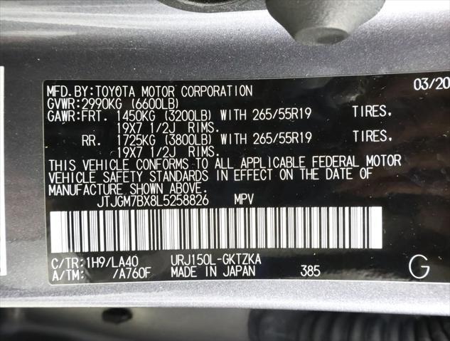 used 2020 Lexus GX 460 car, priced at $42,998