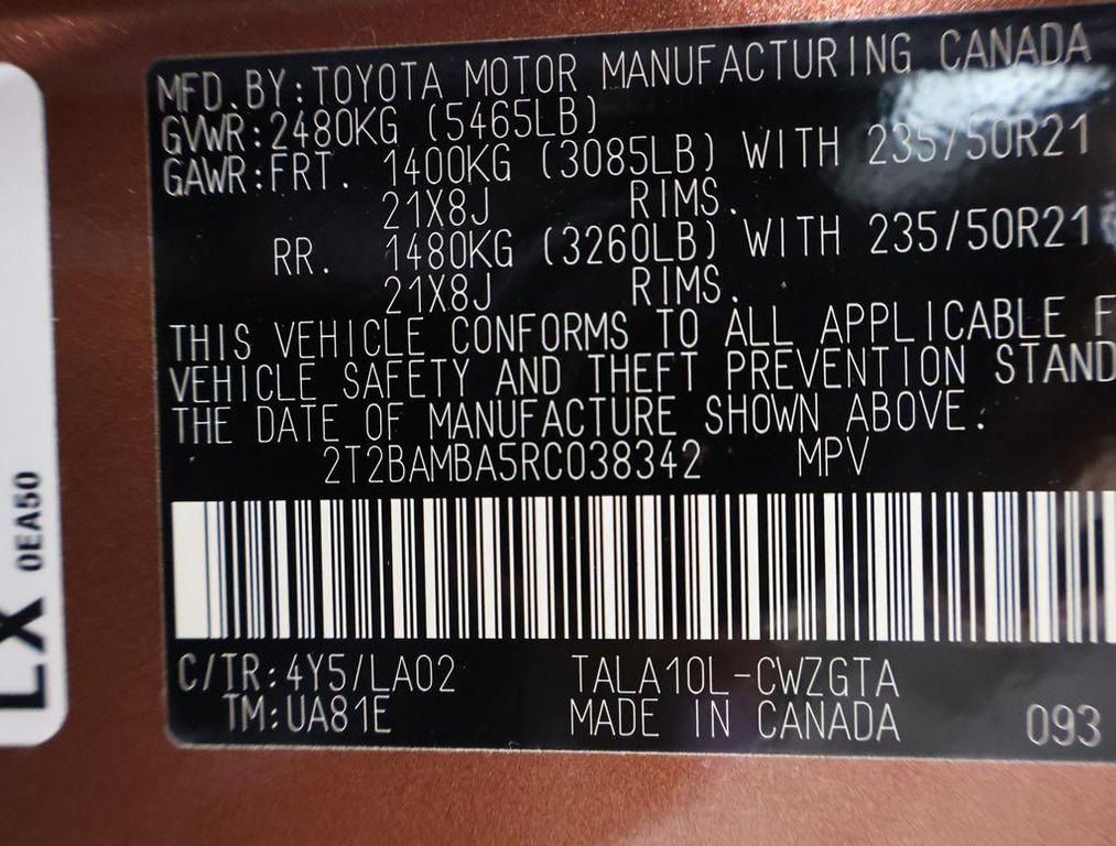 used 2024 Lexus RX 350 car, priced at $61,998