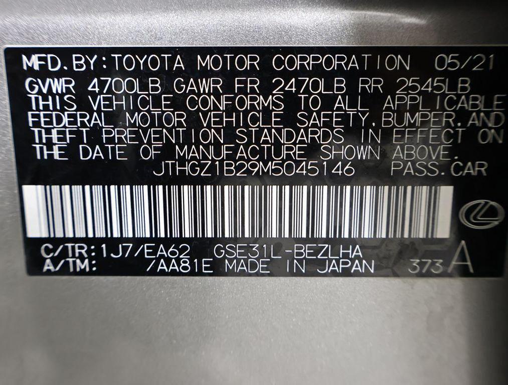 used 2021 Lexus IS 350 car, priced at $31,991