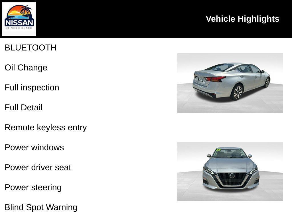 used 2022 Nissan Altima car, priced at $12,400