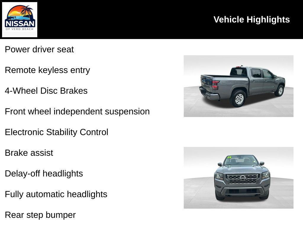 used 2024 Nissan Frontier car, priced at $30,200