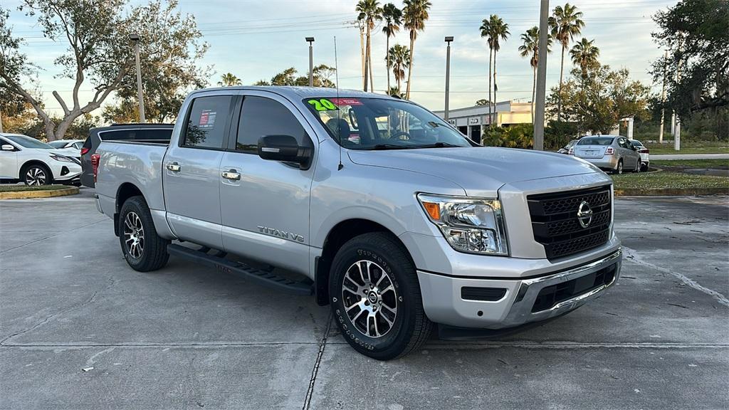 used 2020 Nissan Titan car, priced at $29,437