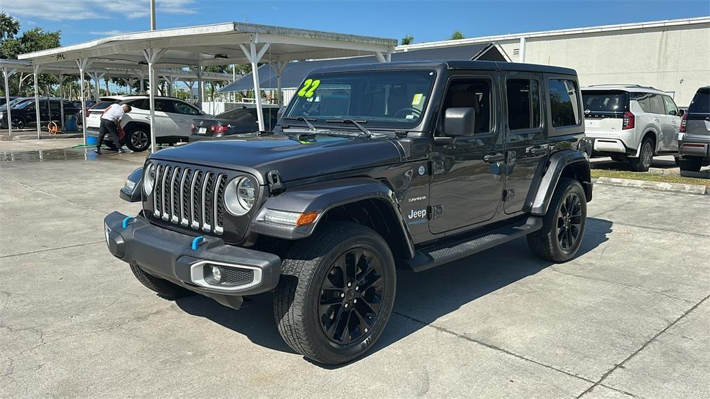 used 2022 Jeep Wrangler Unlimited 4xe car, priced at $27,488
