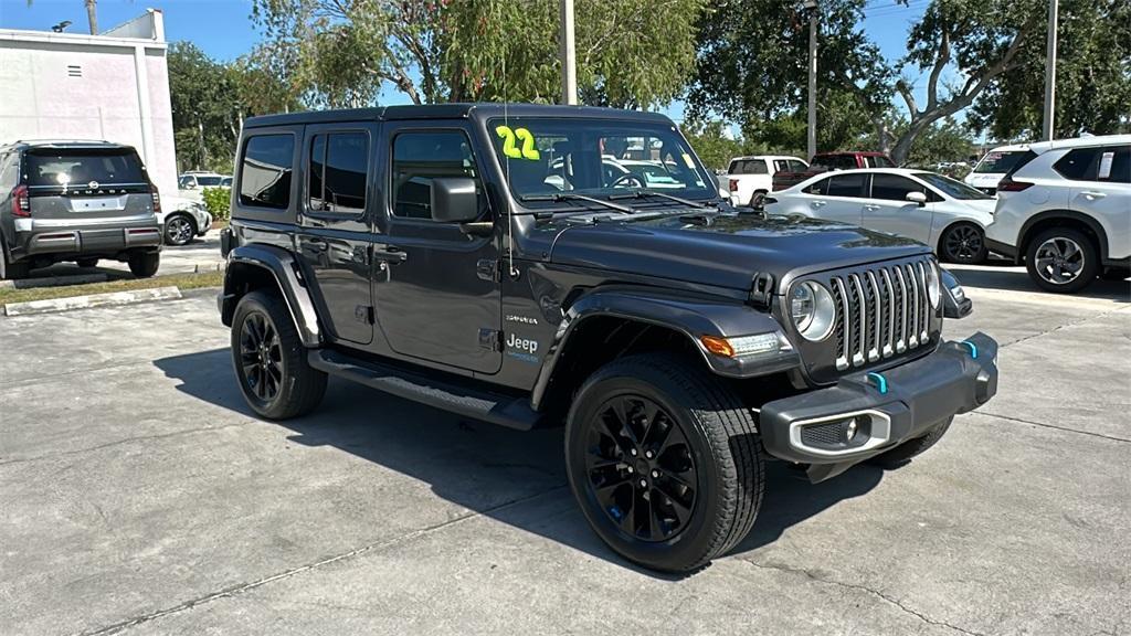 used 2022 Jeep Wrangler Unlimited 4xe car, priced at $27,488