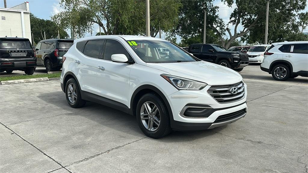 used 2018 Hyundai Santa Fe Sport car, priced at $12,988