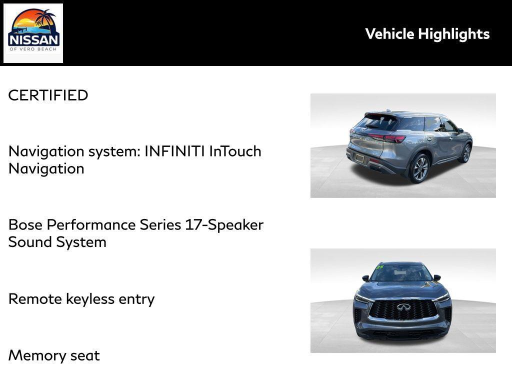 used 2025 INFINITI QX60 car, priced at $40,750
