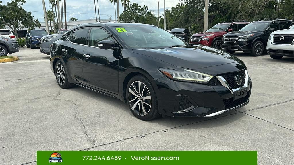 used 2021 Nissan Maxima car, priced at $17,800