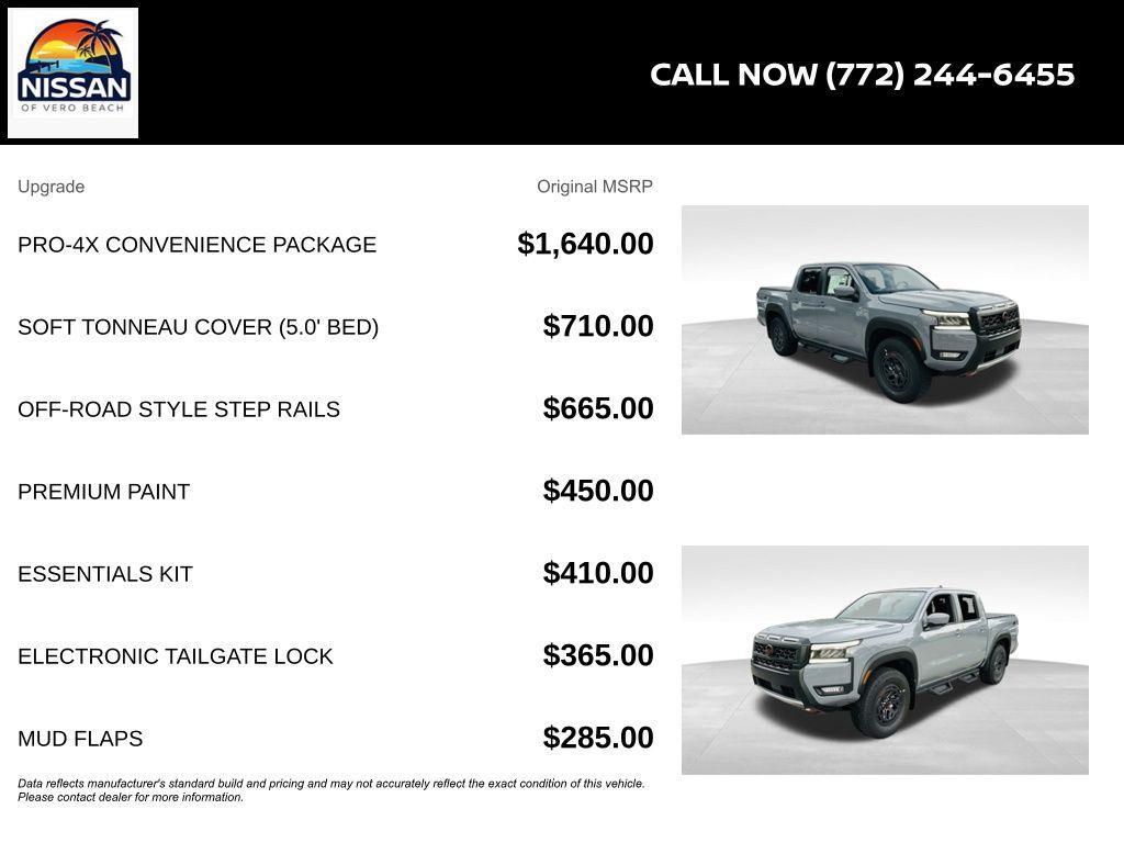 new 2026 Nissan Frontier car, priced at $42,863
