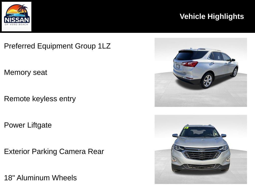 used 2018 Chevrolet Equinox car, priced at $15,800
