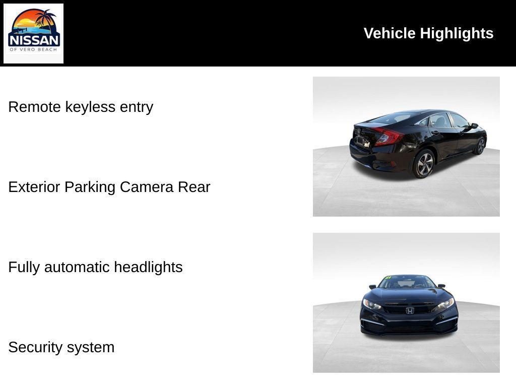 used 2021 Honda Civic car, priced at $16,500
