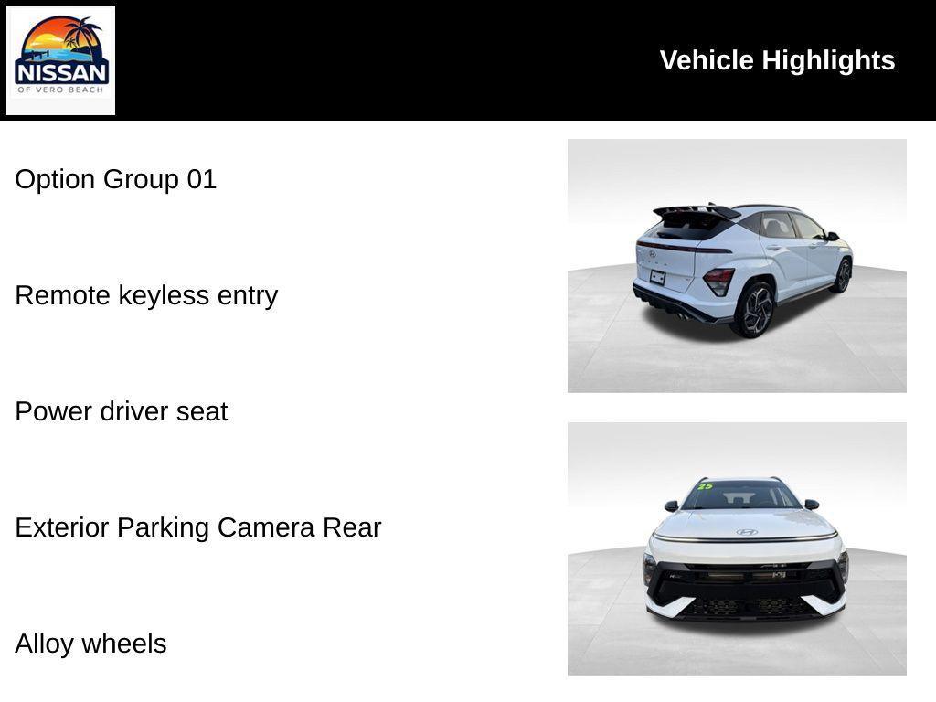 used 2025 Hyundai Kona car, priced at $24,788