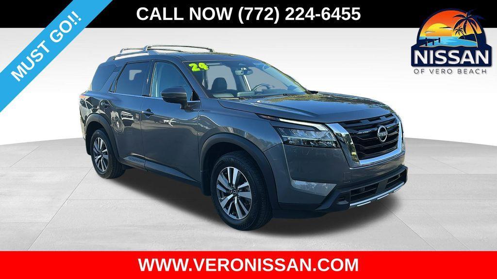 used 2024 Nissan Pathfinder car, priced at $28,600