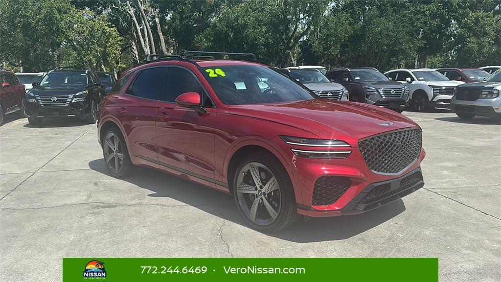used 2024 Genesis GV70 car, priced at $37,500
