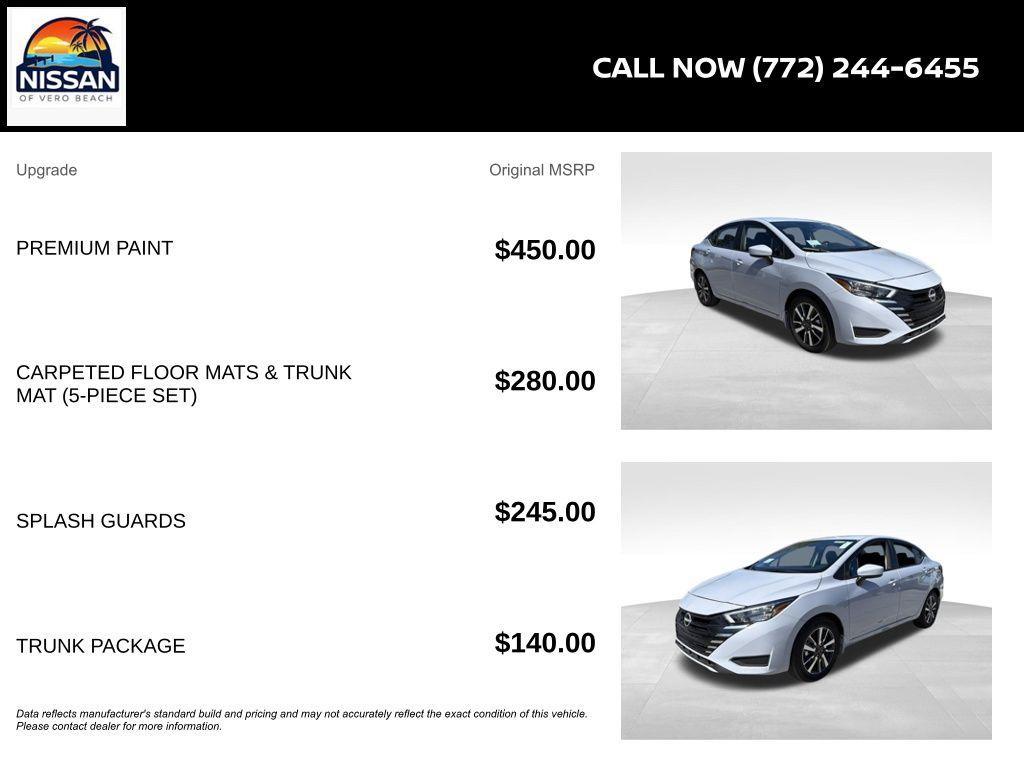 new 2025 Nissan Versa car, priced at $18,342