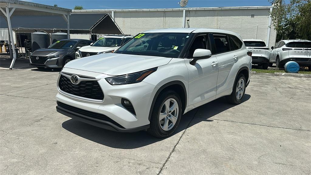 used 2022 Toyota Highlander car, priced at $29,888