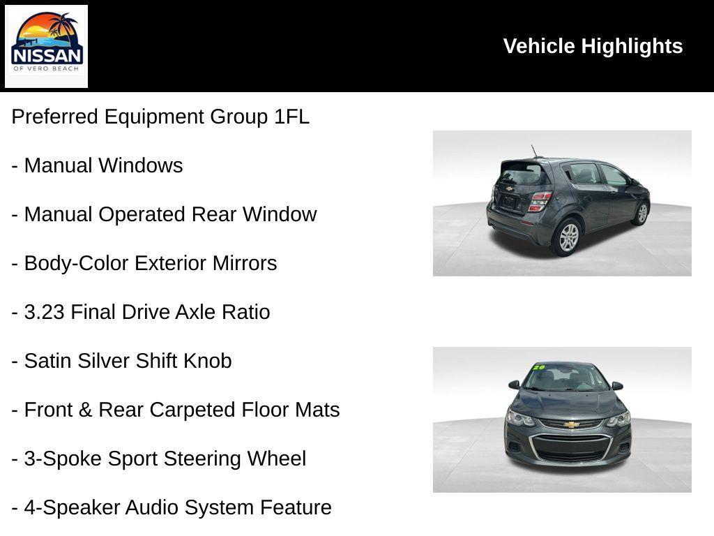 used 2020 Chevrolet Sonic car, priced at $10,000