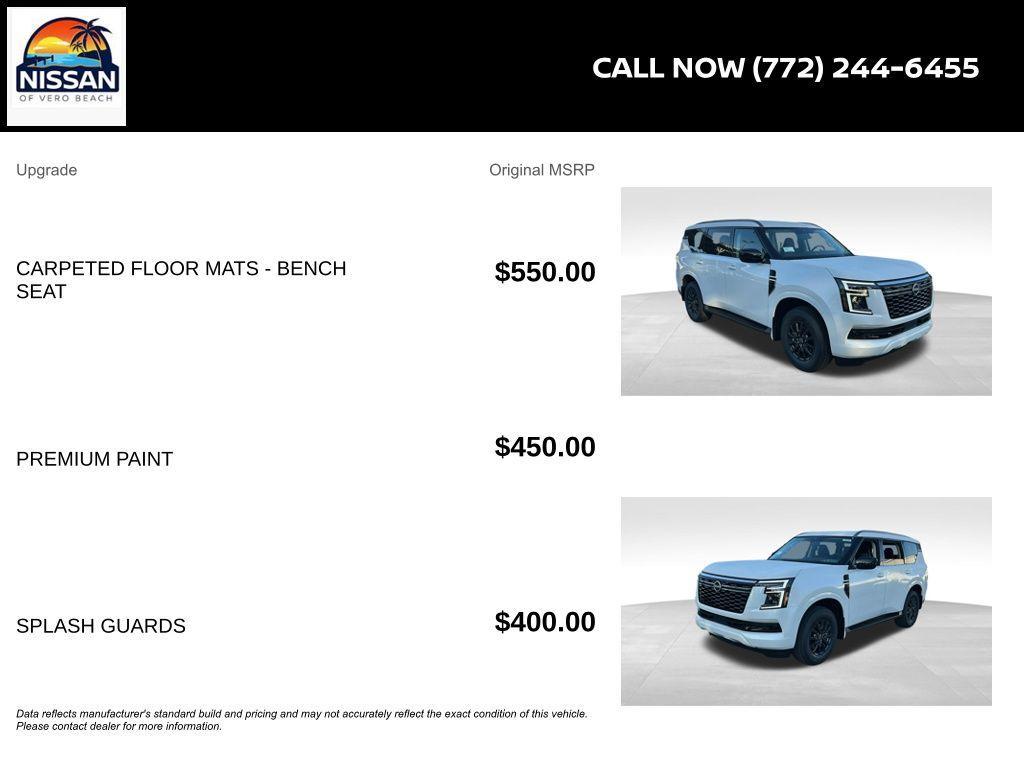 new 2025 Nissan Armada car, priced at $57,254