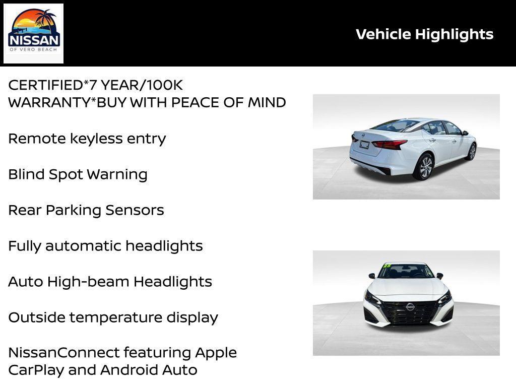 used 2025 Nissan Altima car, priced at $19,480