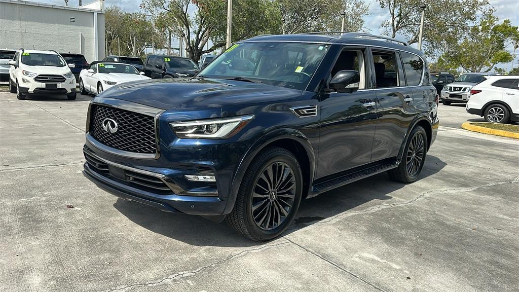 used 2021 INFINITI QX80 car, priced at $36,500