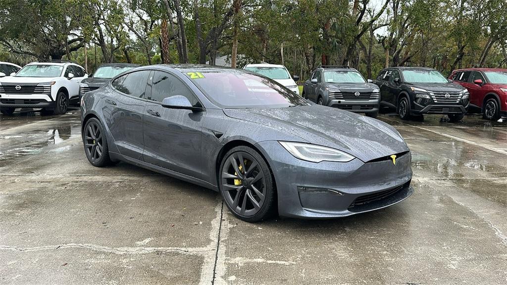 used 2021 Tesla Model S car, priced at $37,000