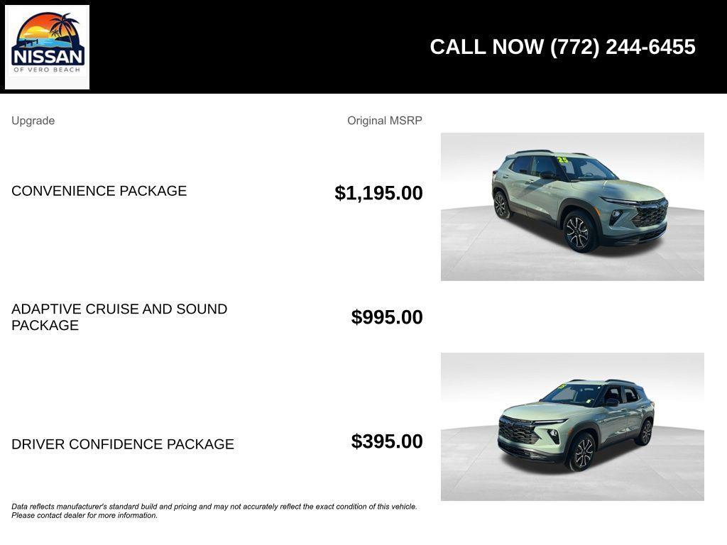 used 2025 Chevrolet TrailBlazer car, priced at $25,475