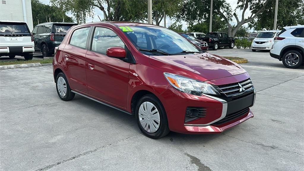 used 2021 Mitsubishi Mirage car, priced at $12,100