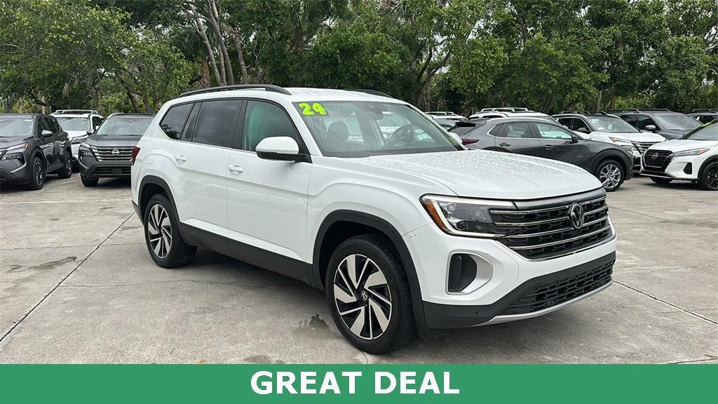 used 2024 Volkswagen Atlas car, priced at $30,000
