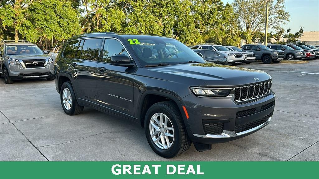 used 2022 Jeep Grand Cherokee L car, priced at $24,700