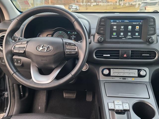 used 2021 Hyundai Kona EV car, priced at $17,996