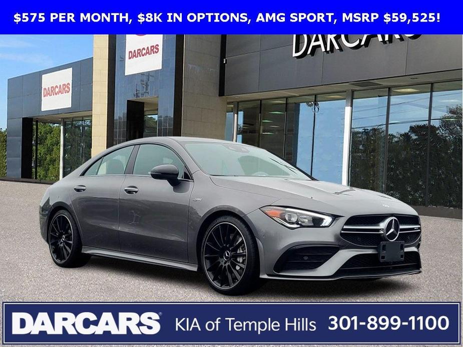 used 2021 Mercedes-Benz AMG CLA 35 car, priced at $39,995