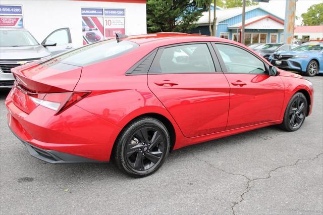 used 2021 Hyundai Elantra car, priced at $18,000