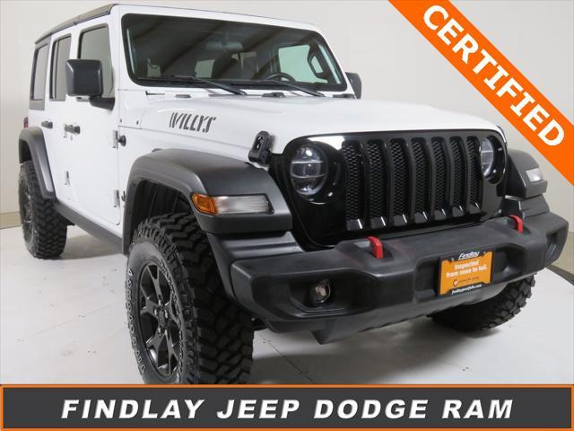 used 2020 Jeep Wrangler Unlimited car, priced at $32,397