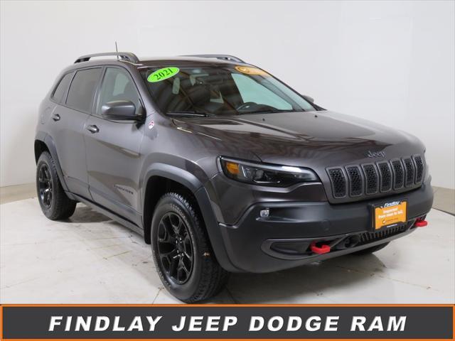 used 2021 Jeep Cherokee car, priced at $23,891