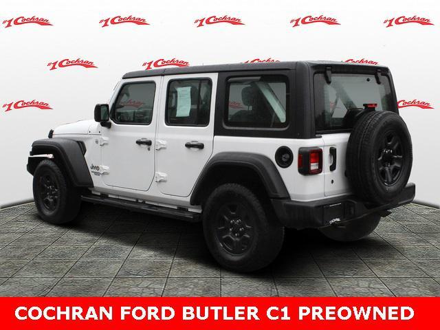 used 2021 Jeep Wrangler Unlimited car, priced at $24,878