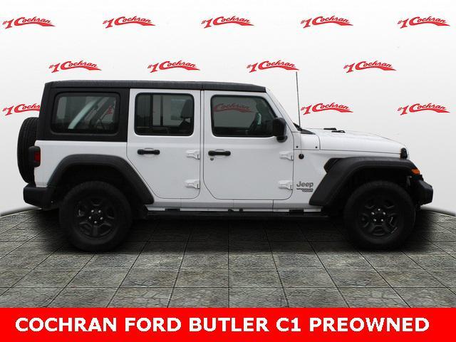 used 2021 Jeep Wrangler Unlimited car, priced at $24,878