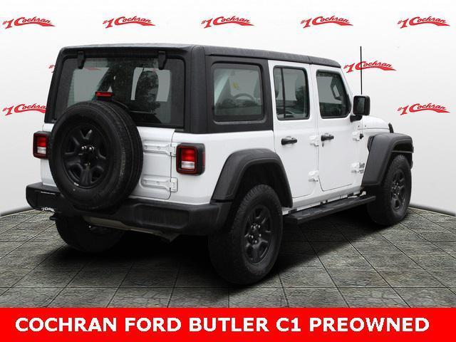 used 2021 Jeep Wrangler Unlimited car, priced at $24,878