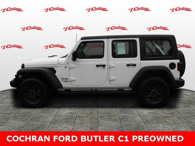 used 2021 Jeep Wrangler Unlimited car, priced at $24,878