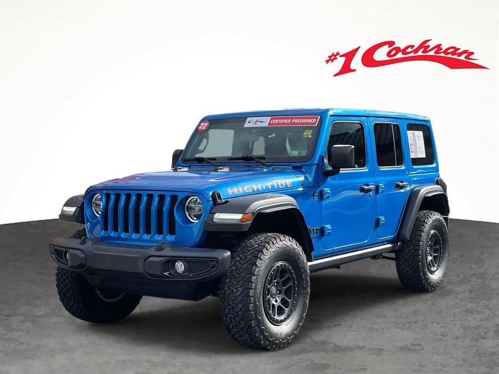 used 2022 Jeep Wrangler Unlimited car, priced at $34,367