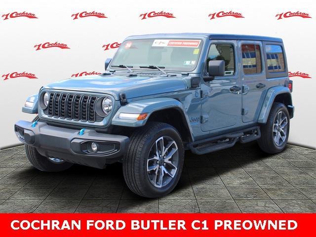 used 2024 Jeep Wrangler 4xe car, priced at $36,678