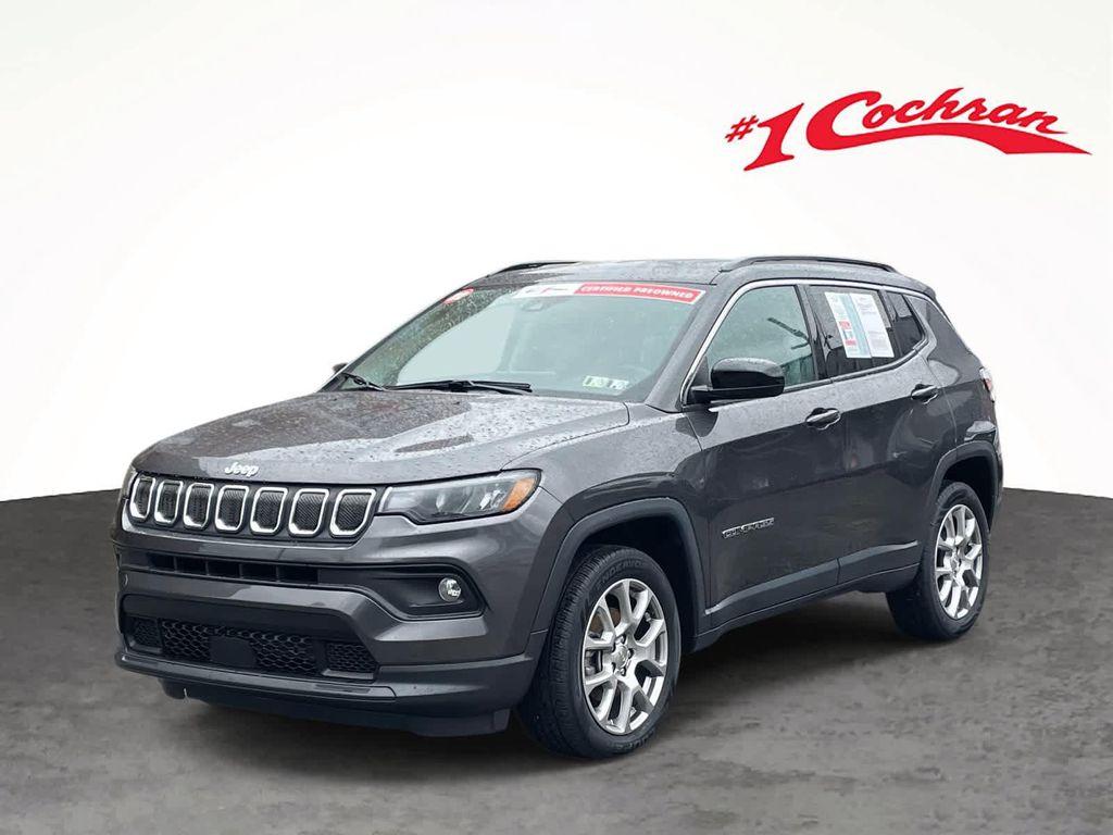 used 2022 Jeep Compass car, priced at $21,201
