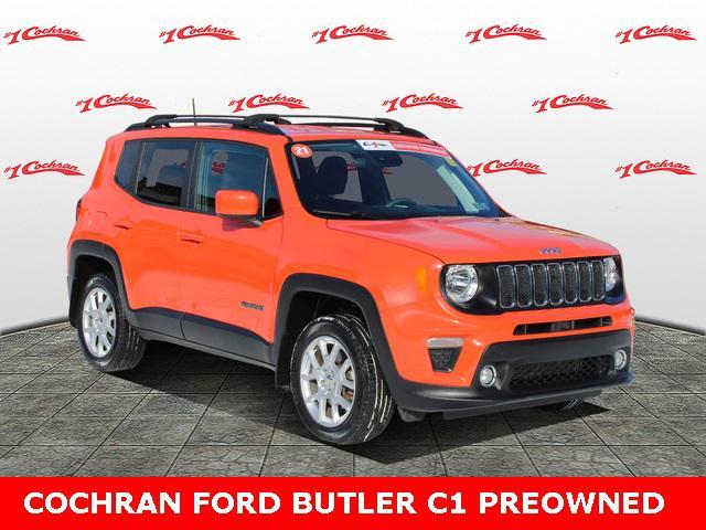 used 2021 Jeep Renegade car, priced at $19,089