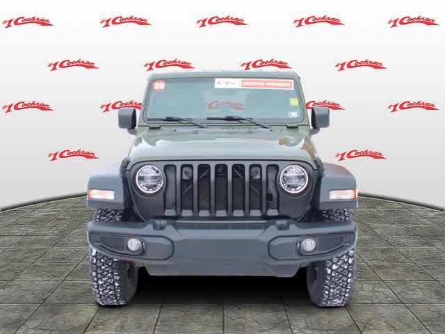 used 2020 Jeep Wrangler Unlimited car, priced at $25,857