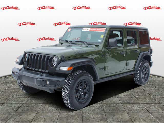 used 2020 Jeep Wrangler Unlimited car, priced at $25,857